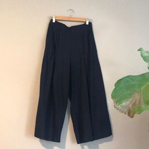 COPY - Linen wide leg crop pants